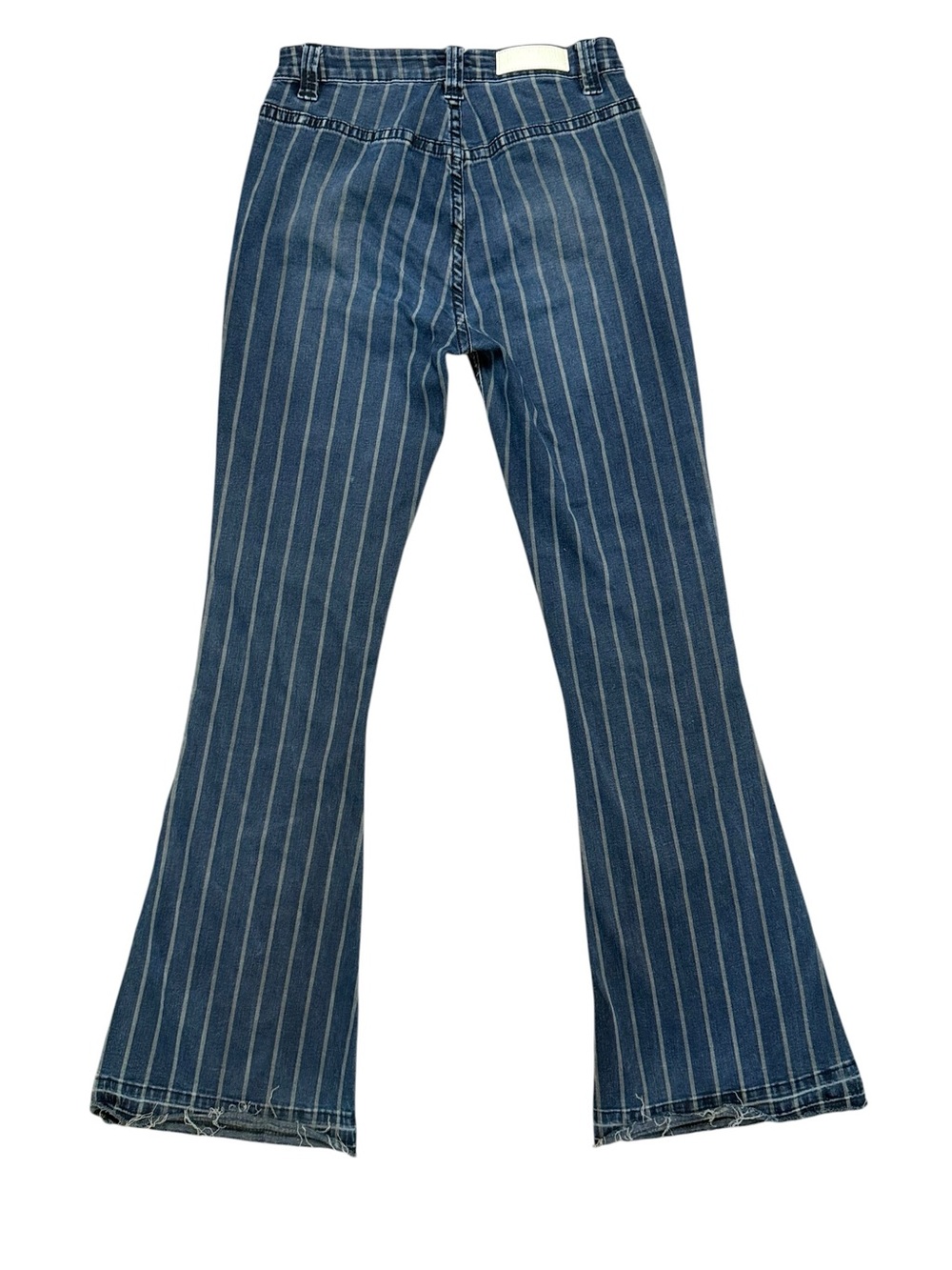 Rock & Roll Cowgirl Pinstripe Button Fly Flare Jeans Women’s 28x32 - Picture 3 of 10